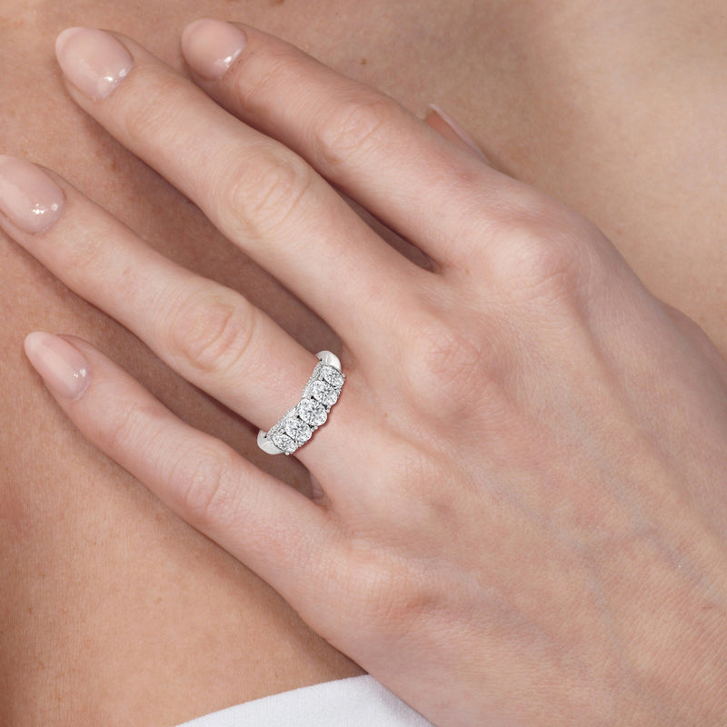 Five Stone The Regal Anniversary Ring
