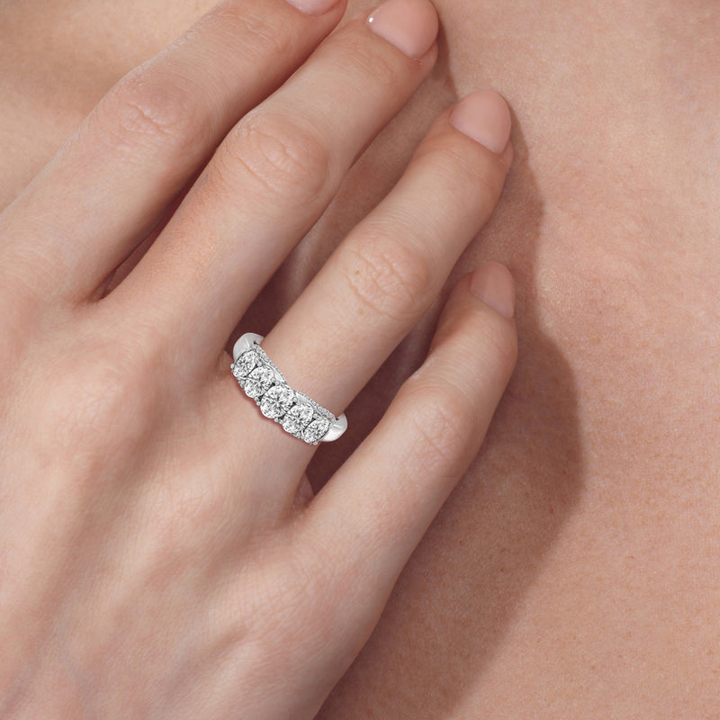 Five Stone The Regal Anniversary Ring