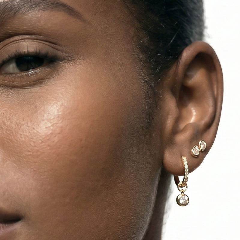 Pear Duet Flatback Studs