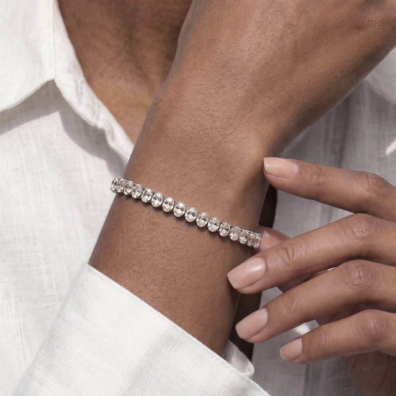 Oval Tennis Bracelet