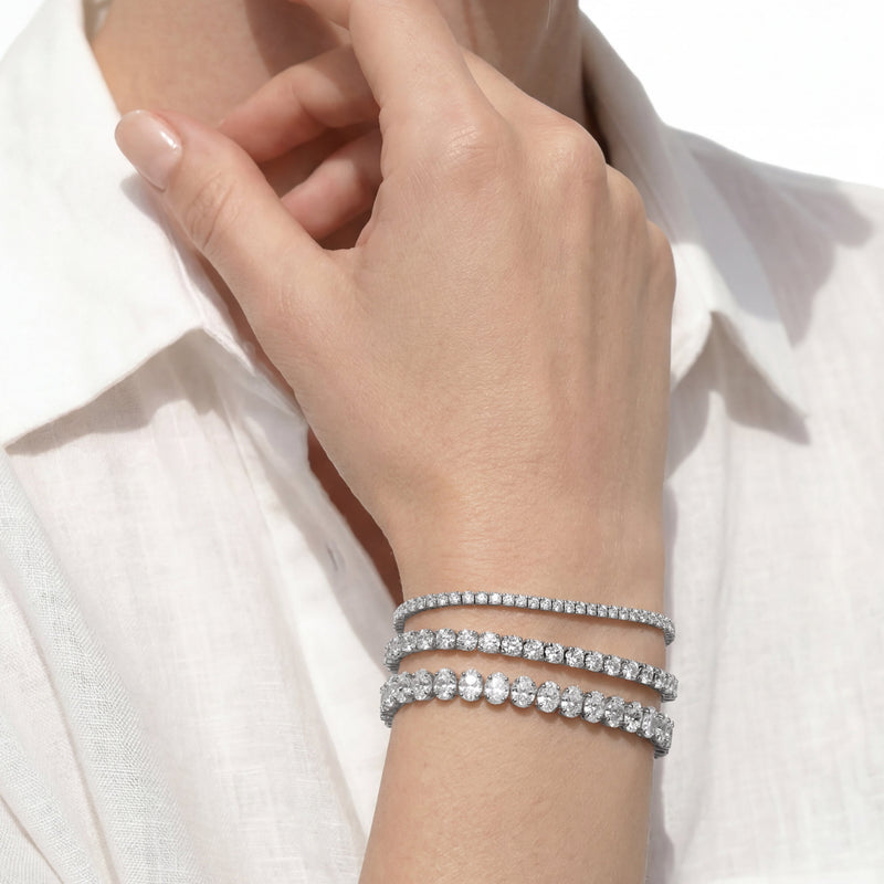 Oval Tennis Bracelet