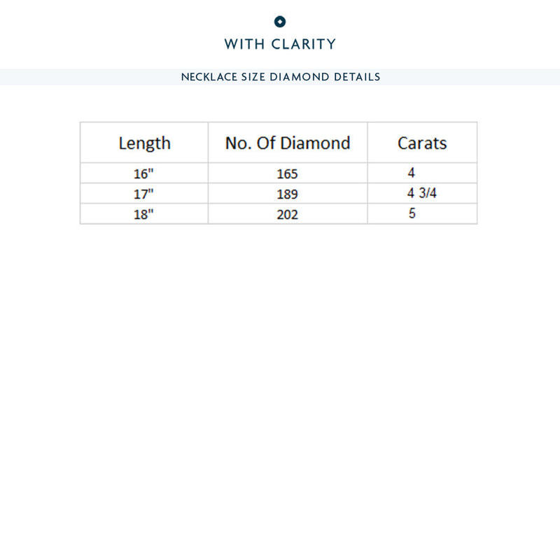 Classic Four Prong Diamond Tennis Necklace
