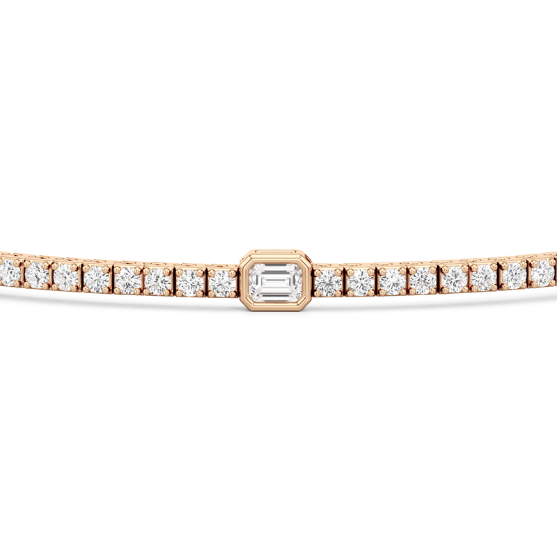 Emerald Station Tennis Bracelet