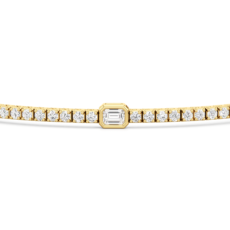 Emerald Station Tennis Bracelet