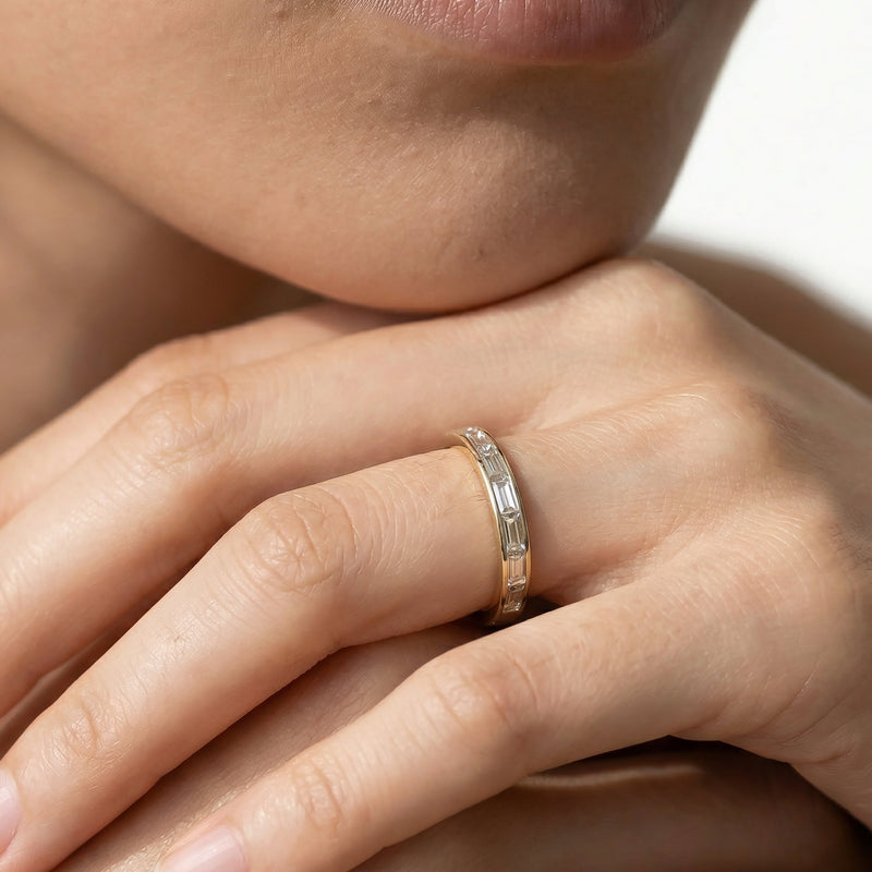 The Wren Baguette Ring