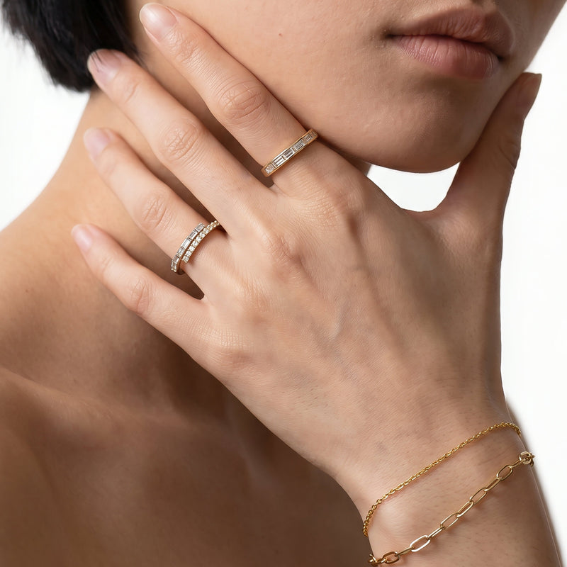 The Wren Baguette Ring