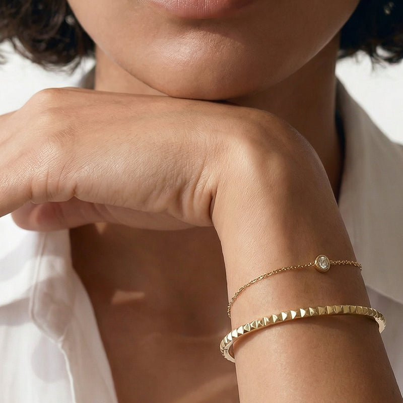 The Maeve Texture Bangle