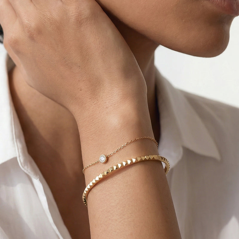 The Maeve Texture Bangle