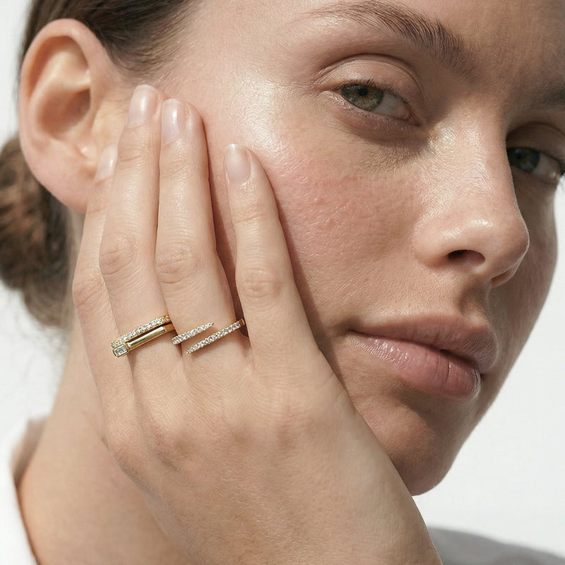 The Abigail Cross Over Ring