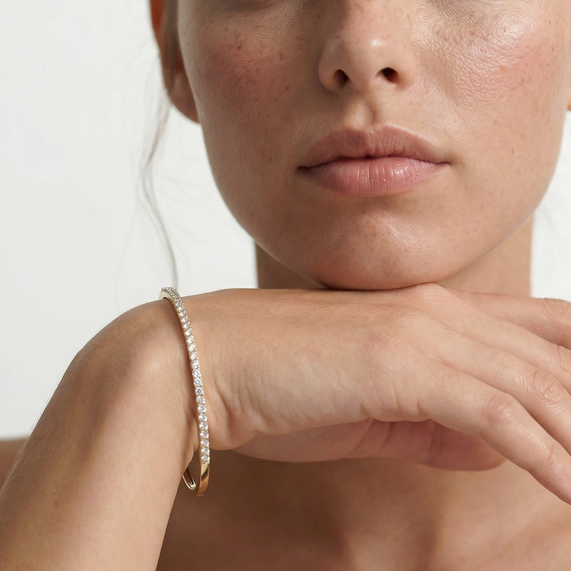 The Eliza Pave Bangle