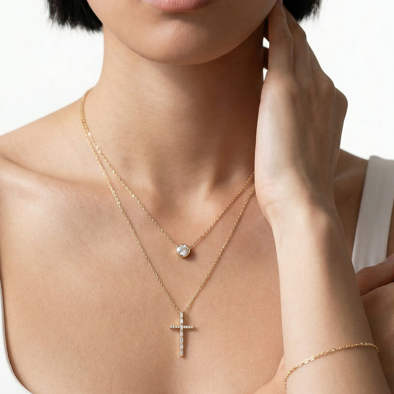 The Elle Cross Necklace