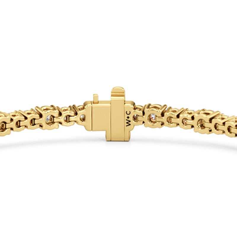 Round Sequenced Tennis Bracelet