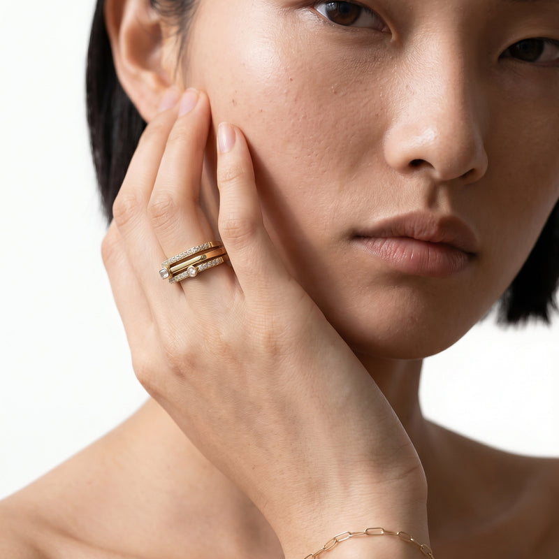 The Scottie Round Stacker Ring