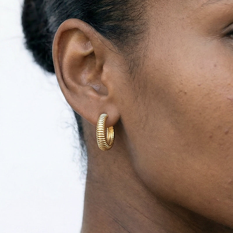 The Sofia Sculptural Hoops