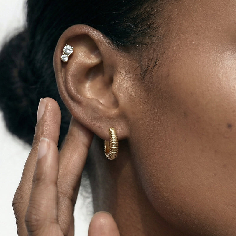 The Sofia Sculptural Hoops