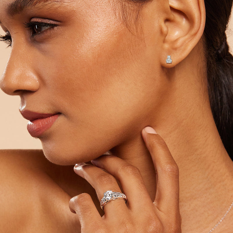 Duet Oval Earrings
