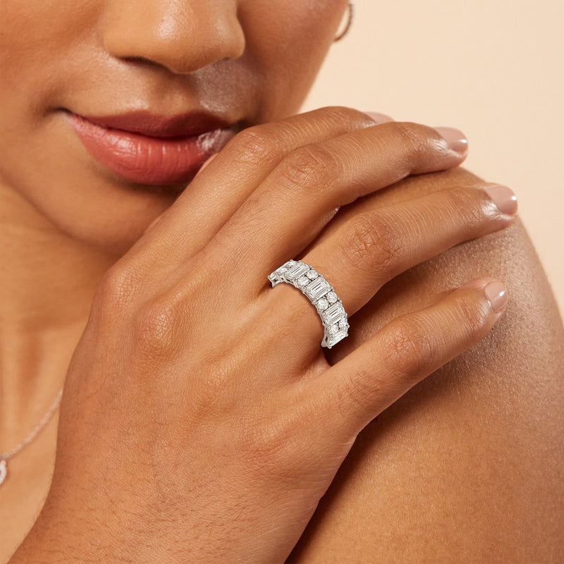 Emerald Station Anniversary Ring