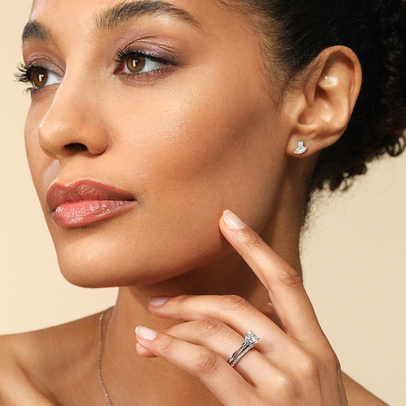 Duet Marquise Earrings