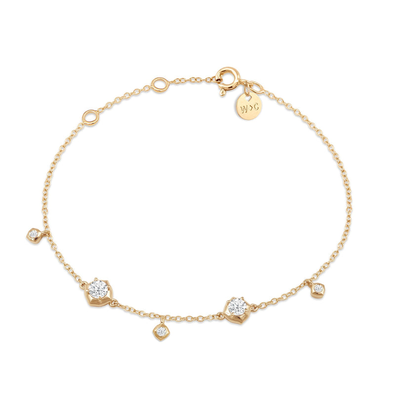 Signature Diamond Charm Bracelet