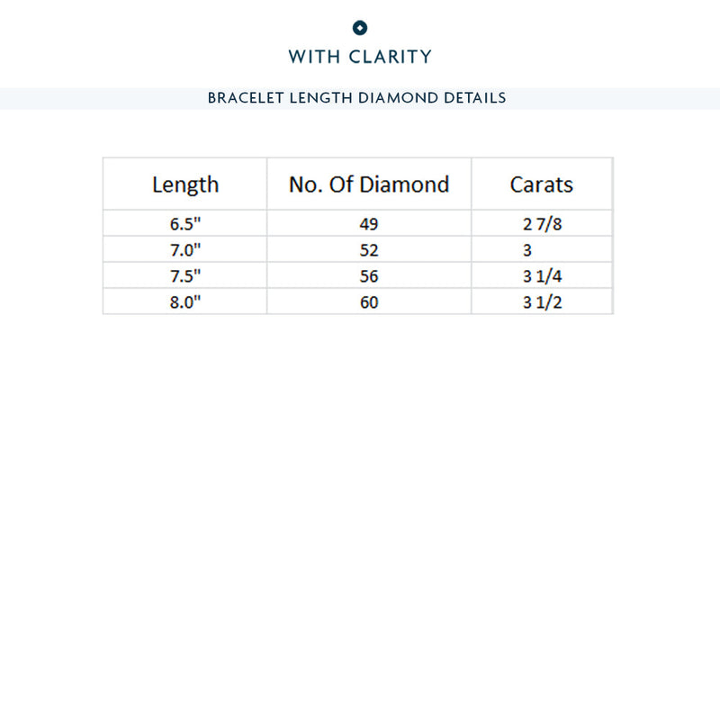 Lotus Prong Round Lab Diamond Tennis Bracelet