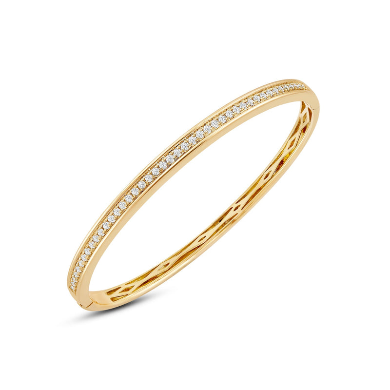 Classic Pave Diamond Bangle