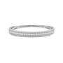 Classic Pave Studded Edges Diamond Bangle