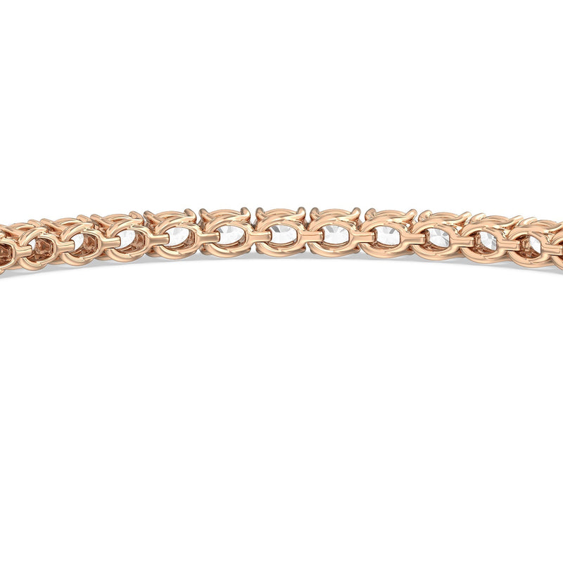 East-West Oval Tennis Bracelet