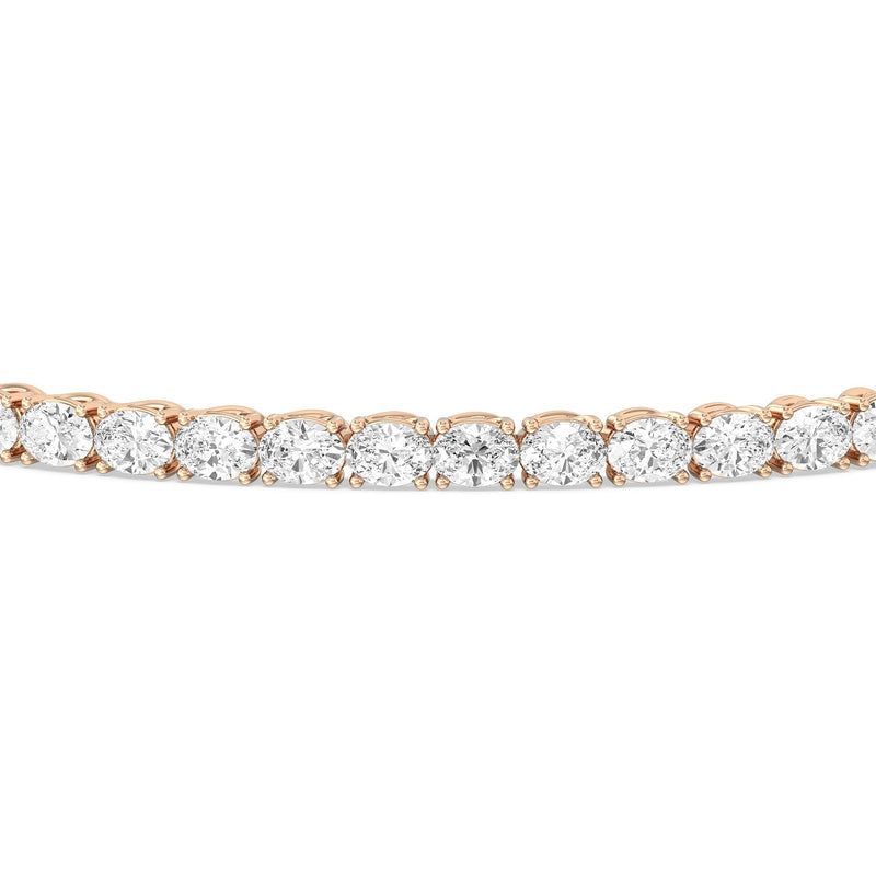 East-West Oval Tennis Bracelet