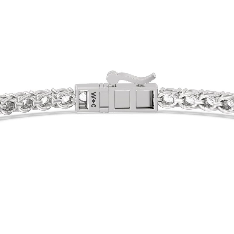 East-West Oval Tennis Bracelet