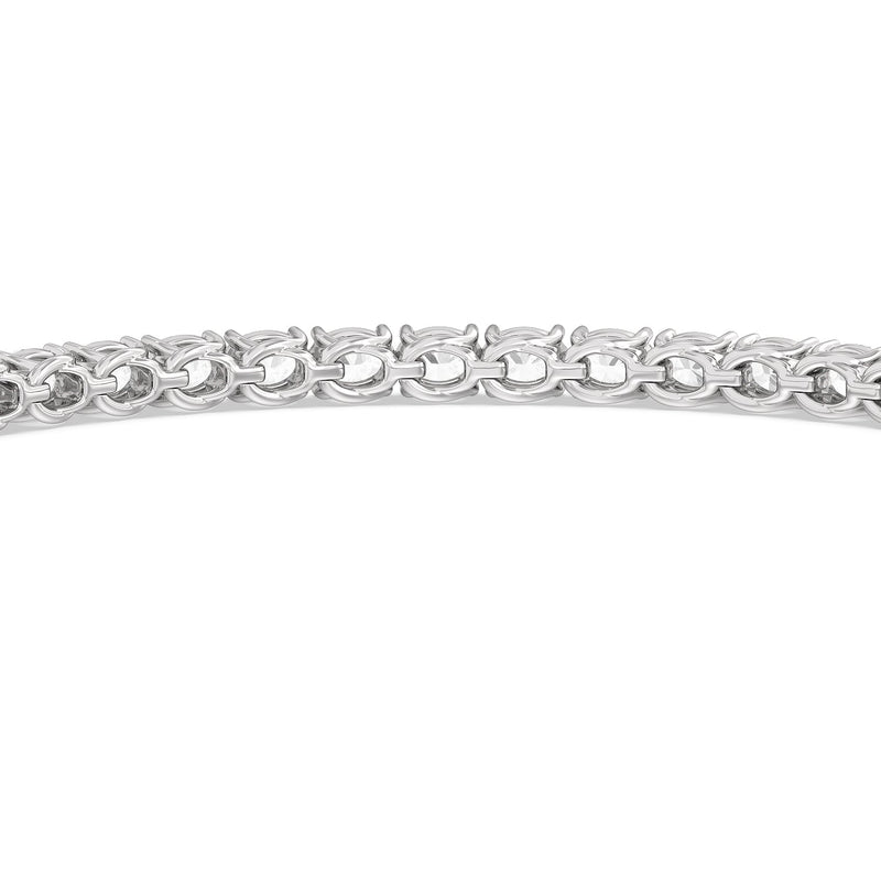 East-West Oval Tennis Bracelet
