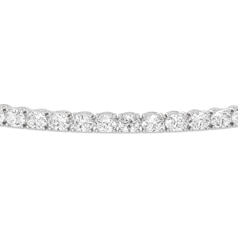 East-West Oval Tennis Bracelet