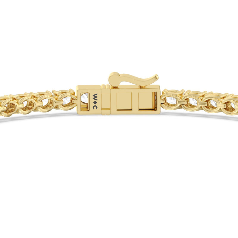 East-West Oval Tennis Bracelet