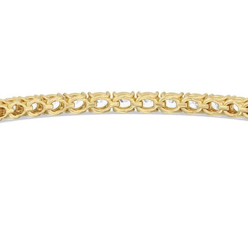 East-West Oval Tennis Bracelet