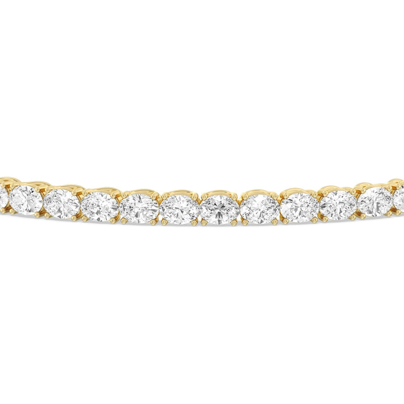 East-West Oval Tennis Bracelet