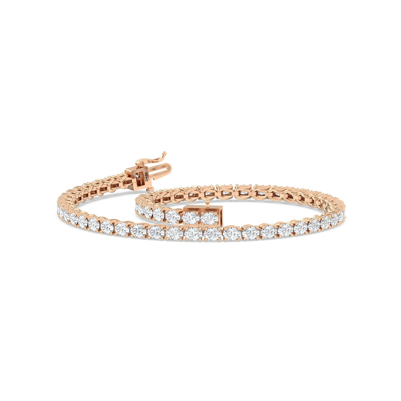 East-West Oval Tennis Bracelet