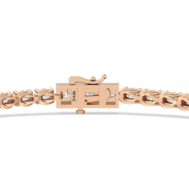 East-West Oval Tennis Bracelet