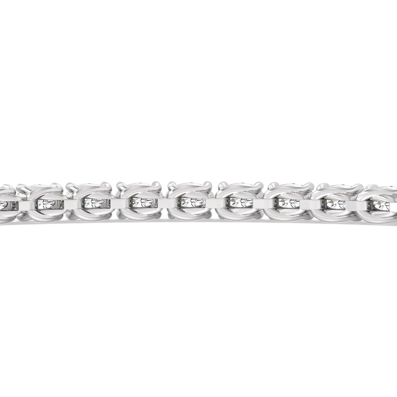 East-West Oval Tennis Bracelet