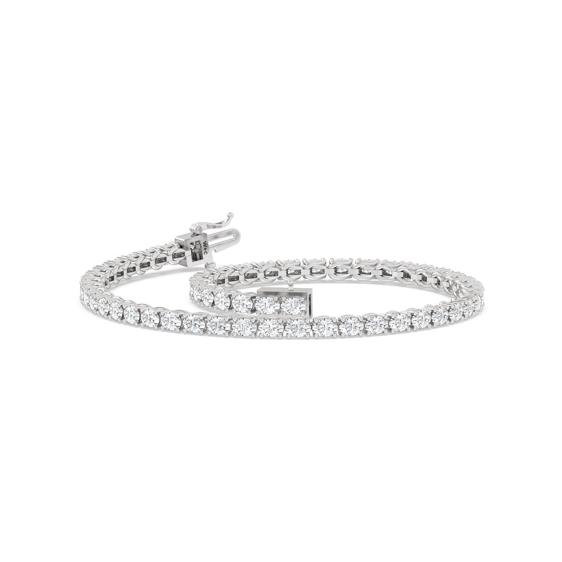 East-West Oval Tennis Bracelet