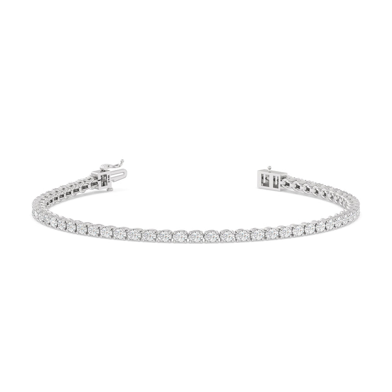 East-West Oval Tennis Bracelet