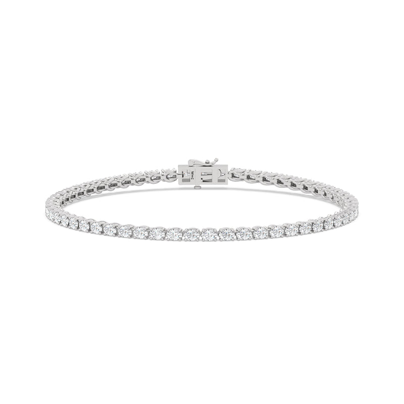 East-West Oval Tennis Bracelet