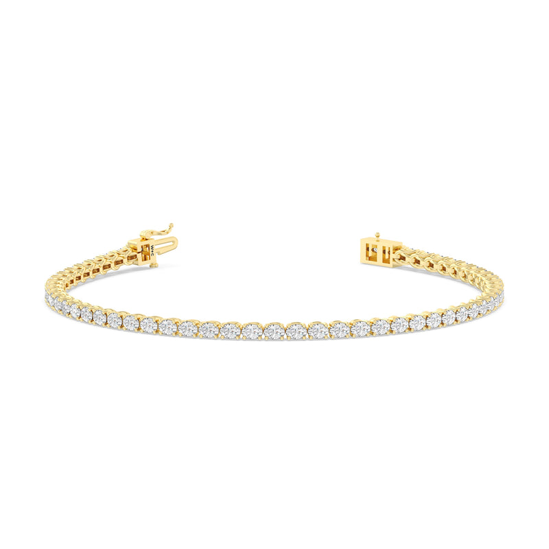 East-West Oval Tennis Bracelet