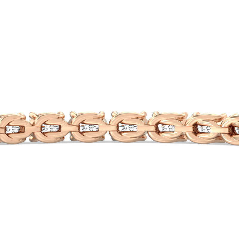 East-West Oval Tennis Bracelet