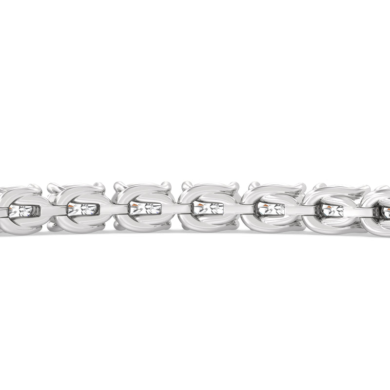 East-West Oval Tennis Bracelet