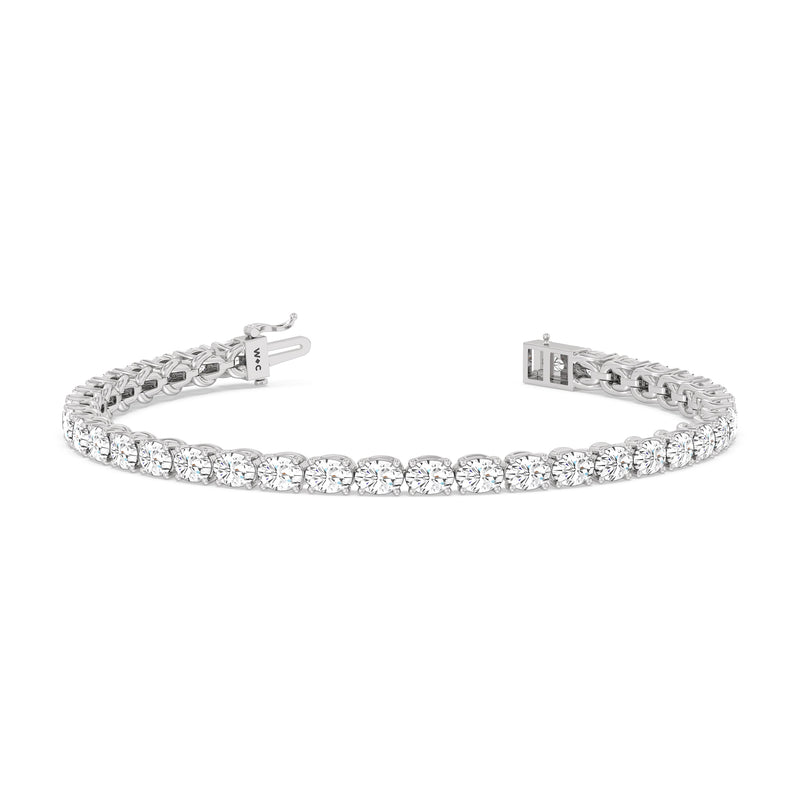 East-West Oval Tennis Bracelet