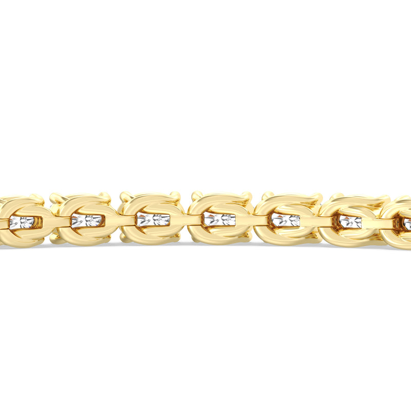 East-West Oval Tennis Bracelet