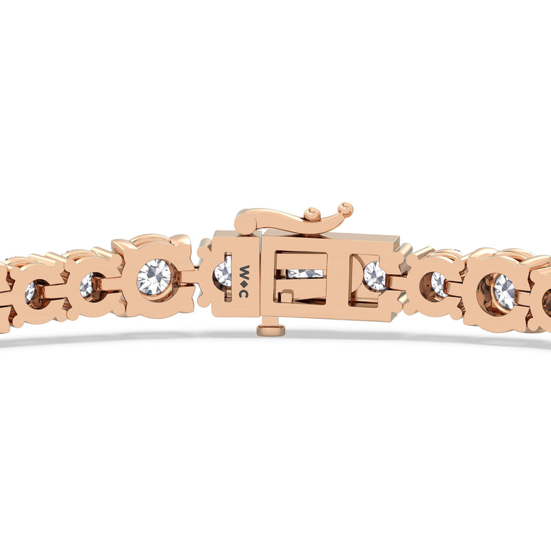 Round Sequenced Tennis Bracelet