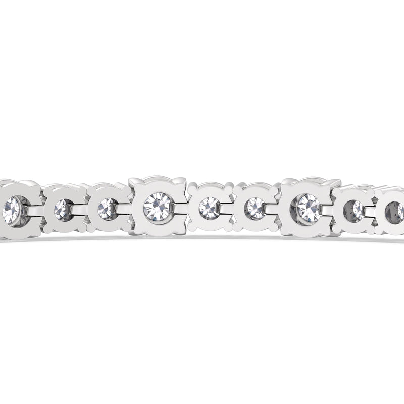 Round Sequenced Tennis Bracelet