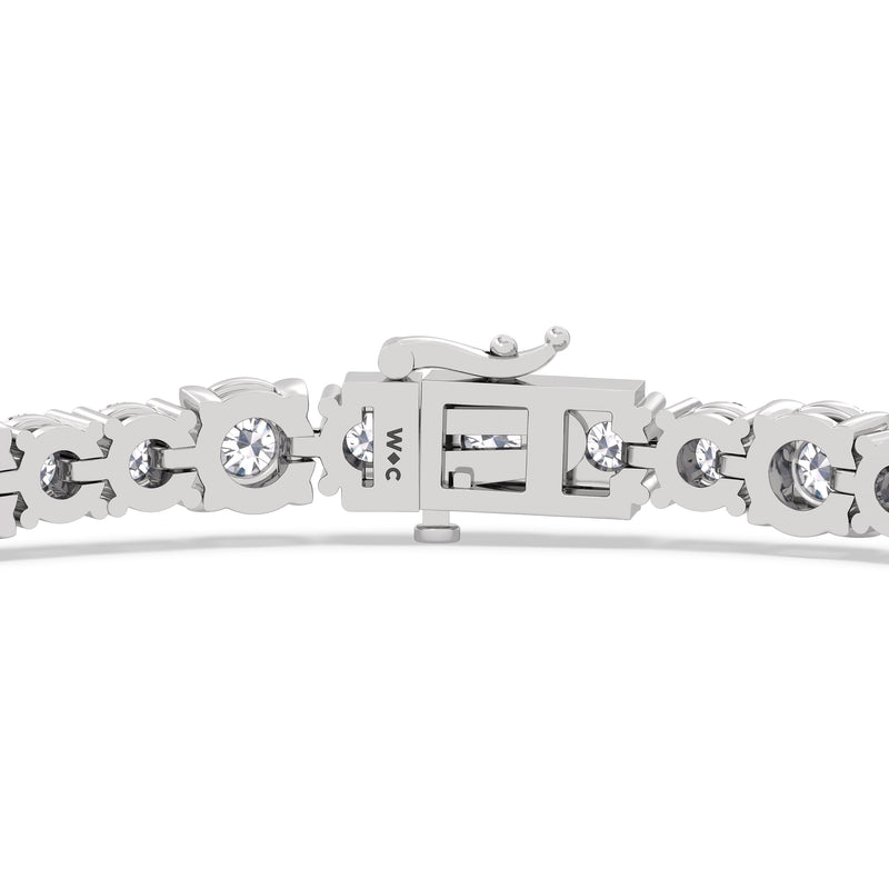 Round Sequenced Tennis Bracelet