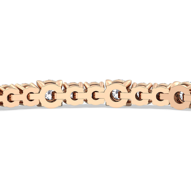 Round Sequenced Tennis Bracelet