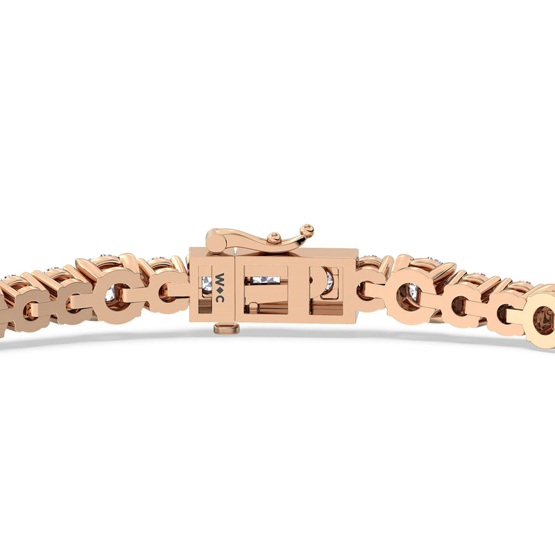 Round Sequenced Tennis Bracelet